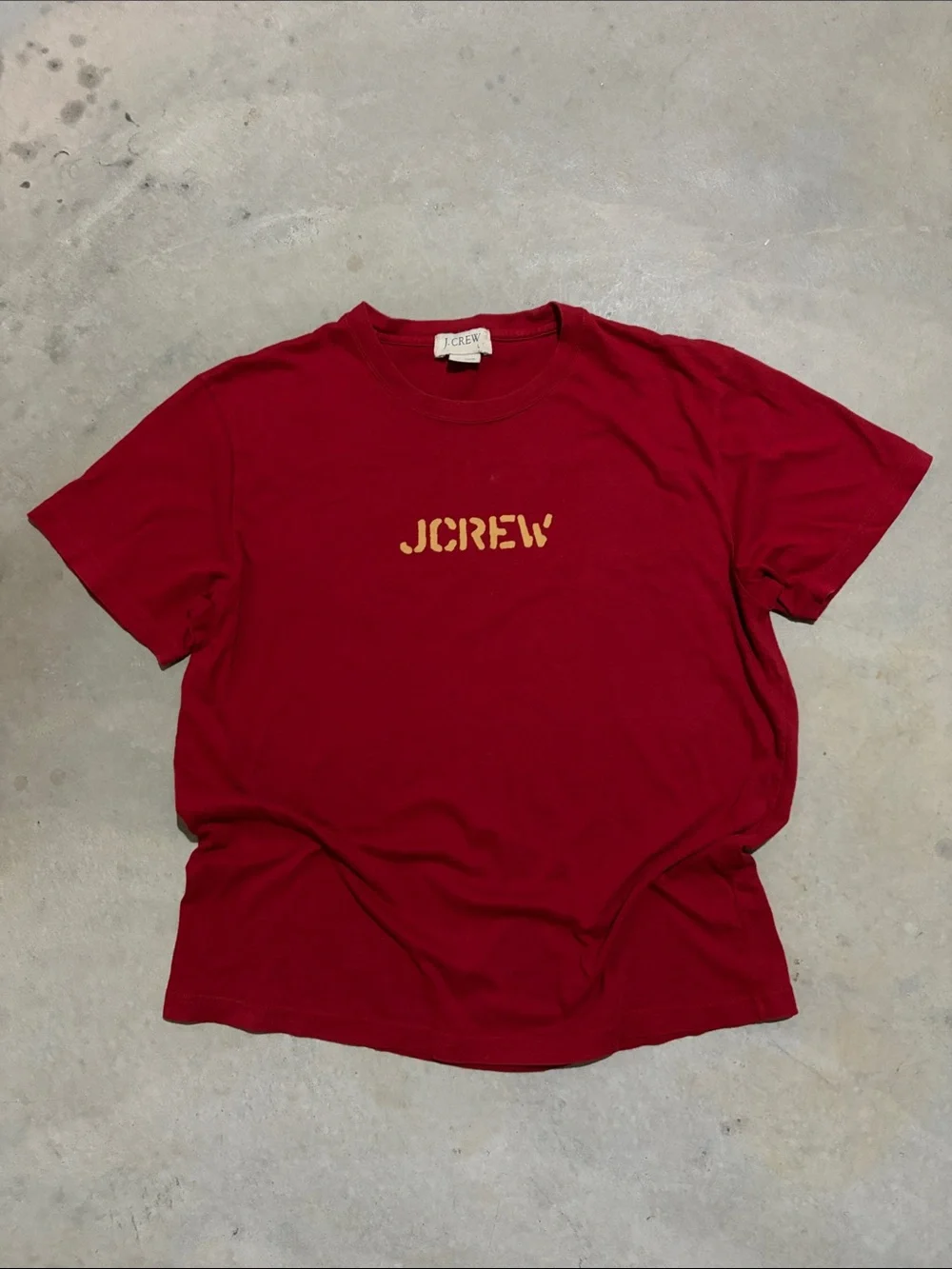 Vintage J. Crew Red Short Sleeve Shirt